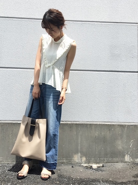 MARINAさん（レディース・165cm）の夏コーディネート