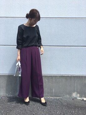 「YECCA VECCA（イェッカヴェッカ）のアイテム（パンプス）」を使った、MARINAさん（レディース・165cm）の夏コーディネート