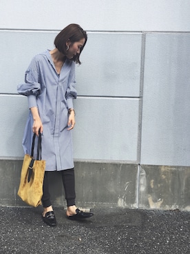 「YECCA VECCA（イェッカヴェッカ）のアイテム（ワンピース/ドレス）」を使った、MARINAさん（レディース・165cm）の夏コーディネート