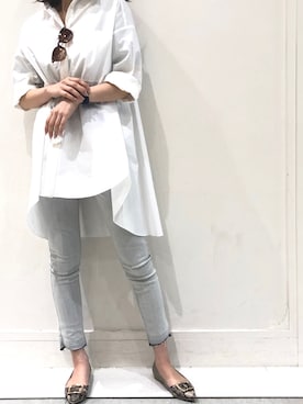 「YECCA VECCA（イェッカヴェッカ）のアイテム（パンプス）」を使った、MARINAさん（レディース・167cm）の夏コーディネート