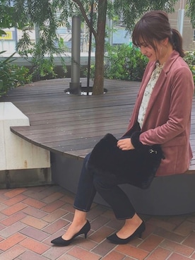 rさんの（GU）を使ったコーディネート