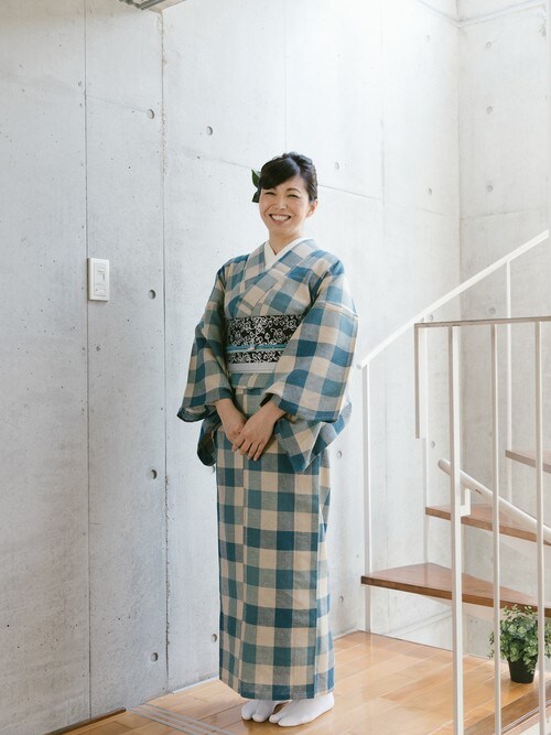 Yuki Kimono Modern Kimonomodernの着物 浴衣を使ったコーディネート Wear