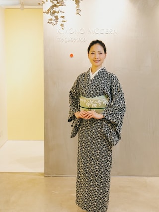 お値下げ…KIMONO MODERN ハナミズキレース着物　Sサイズ KIMONO MODERN（キモノモダン）の「レース着物-ハナミズキ（浴衣