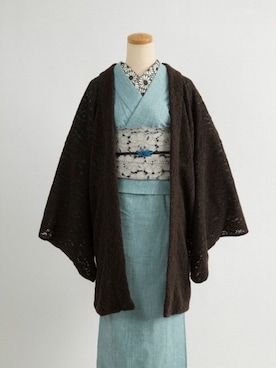 「KIMONO MODERN（キモノモダン）のアイテム」を使った、YUKIさん（レディース・158cm）の秋コーディネート
