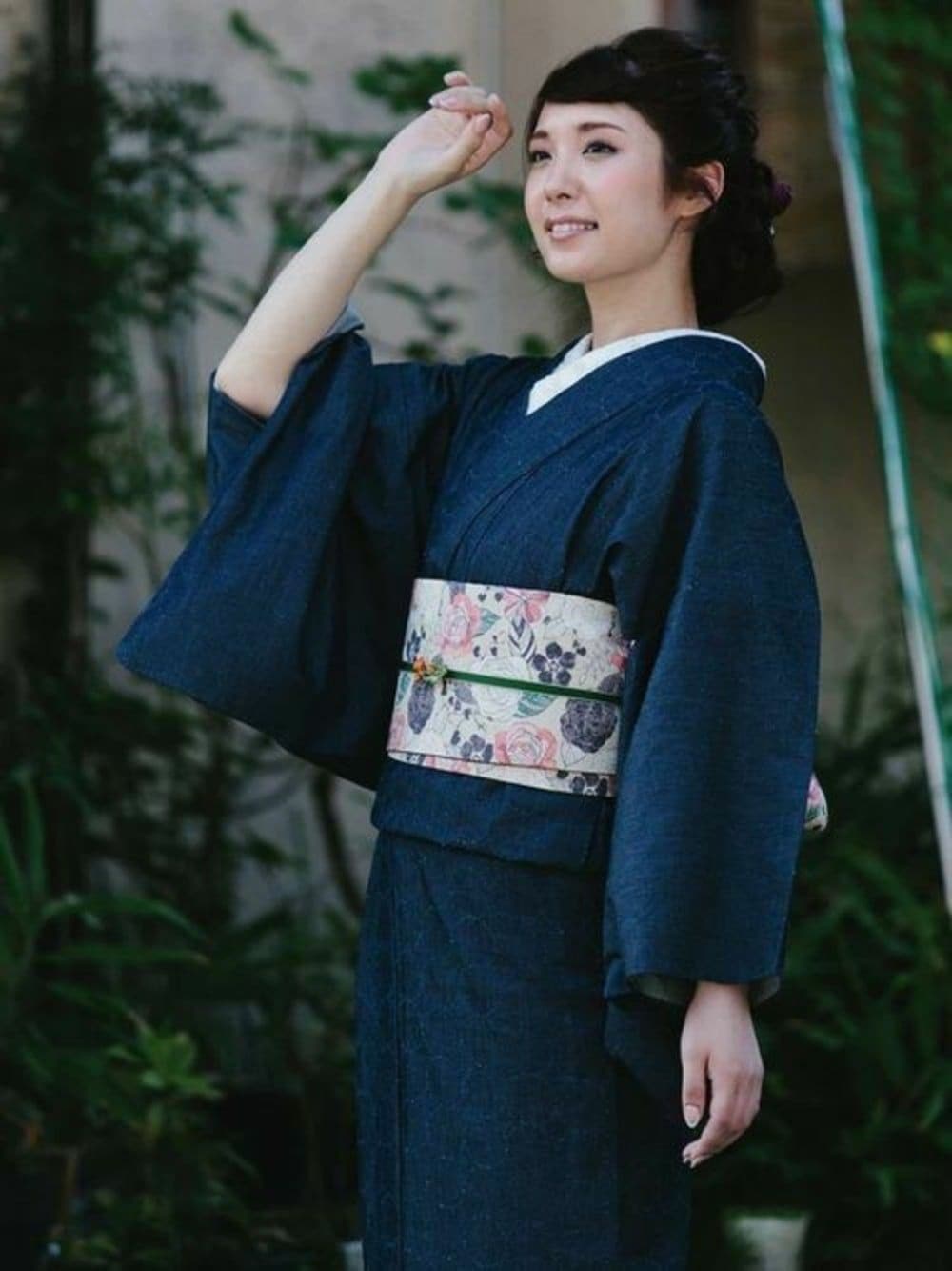 KIMONO MODERN（キモノモダン）の「デニム着物-シャボン玉（着物
