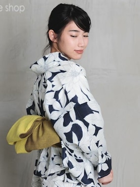 「KIMONO MODERN（キモノモダン）のアイテム」を使った、YUKIさん（レディース・169cm）の夏コーディネート