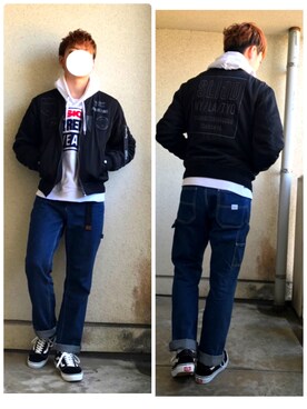 海さん（メンズ・174cm）の冬コーディネート