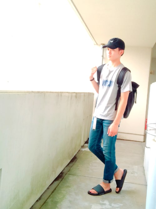 海 Nikeのキャップを使ったコーディネート Wear
