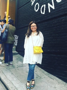 「GIUSEPPE ZANOTTI DESIGN（ジュゼッペザノッティデザイン）のアイテム（サンダル）」を使った、Vinitasaki86さん（レディース・157cm）の春コーディネート