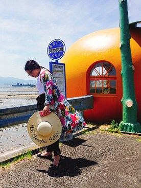 「holiday」｜「アイテム（その他アウター）」を使った、Vinitasaki86さん（レディース・157cm）の夏コーディネート