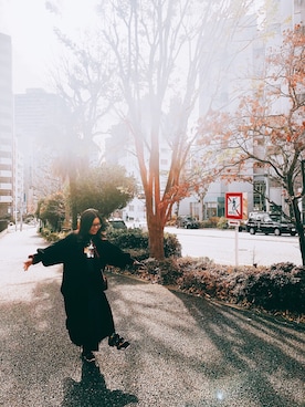 「MARNI」｜「アイテム（その他アウター）」を使った、Vinitasaki86さん（レディース・157cm）の冬コーディネート