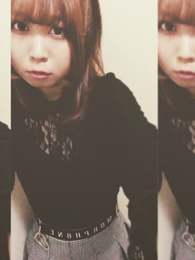 「MORPH8NE（モルフィン）のアイテム」を使った、真代唄さん（レディース・148cm）の春コーディネート