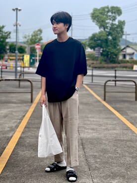「FREAK'S STORE（フリークスストア）のアイテム（シューズ）」を使った、mizukiさん（メンズ・170cm）の夏コーディネート