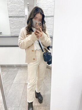 「GOGOSING（ゴゴシング）のアイテム（ジャケット/アウター）」を使った、umiiさん（レディース・145cm）の春コーディネート