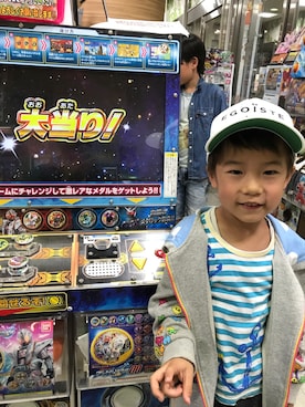 「MAGIC STICK（マジックスティック）のアイテム（帽子）」を使った、Markunさん（メンズ・181cm）の夏コーディネート
