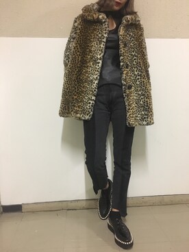 「cannabis_ladies」｜「アイテム（ジャケット/アウター）」を使った、seilaさん（レディース・164cm）の冬コーディネート