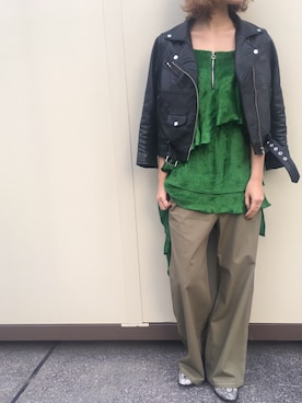 「cannabis_ladies」｜「アイテム（ジャケット/アウター）」を使った、seilaさん（レディース・164cm）の冬コーディネート