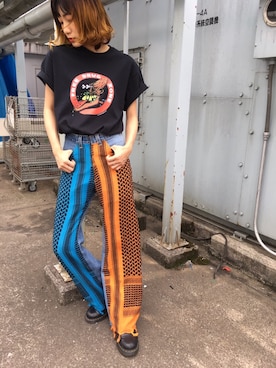 「LABRAT（ラブラット）のアイテム」を使った、seilaさん（レディース・164cm）の春コーディネート