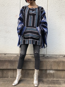 「77circa（ナナナナサーカ）のアイテム」を使った、seilaさん（レディース・164cm）の秋コーディネート