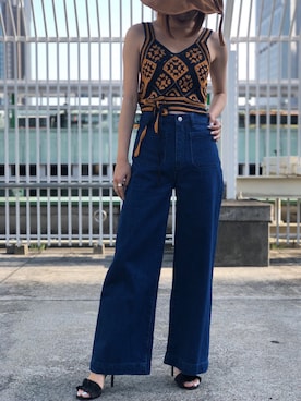 「ROLLA'S（ローラス）のアイテム」を使った、seilaさん（レディース・164cm）の春コーディネート