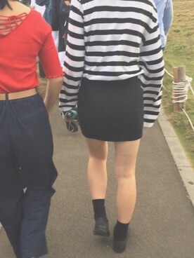 岸田ぽりぽりさんのコーディネート