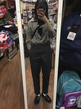 岸田ぽりぽりさんのコーディネート