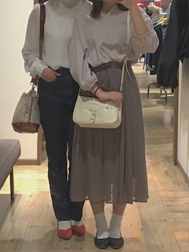 岸田ぽりぽりさんのコーディネート