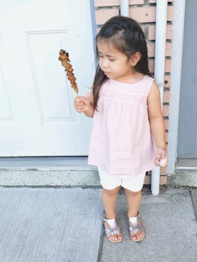 「babygap」｜「アイテム（その他）」を使った、Hannah｡.:*♡Sophiaさん（キッズ・92cm）の秋コーディネート