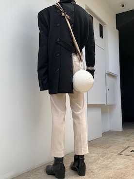 「DELADA（デラダ）のアイテム」を使った、Kosei Yutakaさん（メンズ・171cm）の春コーディネート