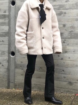 「ADER error（アーダーエラー）のアイテム（フォーマルスーツ/小物）」を使った、Kosei Yutakaさん（メンズ・171cm）の冬コーディネート