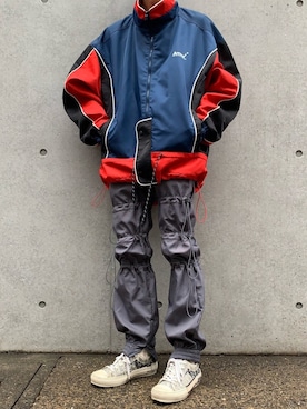 「ADER error（アーダーエラー）のアイテム（ジャケット/アウター）」を使った、Kosei Yutakaさん（メンズ・171cm）の春コーディネート