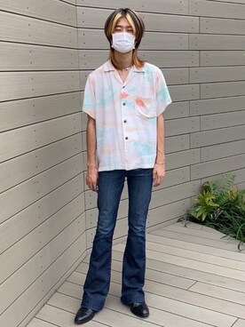 「Yves Saint Laurent（イヴサンローラン）のアイテム（ブーツ）」を使った、Kosei Yutakaさん（メンズ・171cm）の秋コーディネート