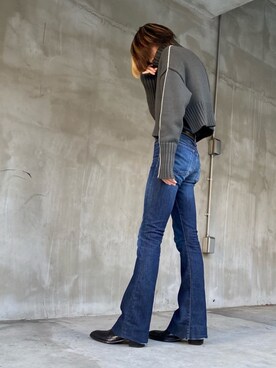 「Yves Saint Laurent（イヴサンローラン）のアイテム（シューズ）」を使った、Kosei Yutakaさん（メンズ・171cm）の春コーディネート