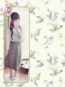 もも＊さん（レディース・156cm）の春コーディネート