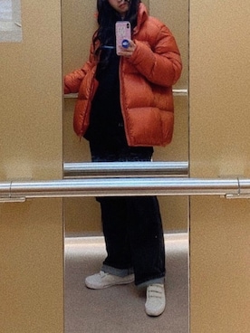 「ct70」｜「アイテム（ダウンジャケット/コート）」を使った、hyg 🦷さん（レディース・161cm）の冬コーディネート