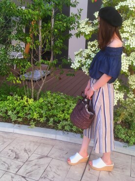 mikaさん（レディース・161cm）の夏コーディネート