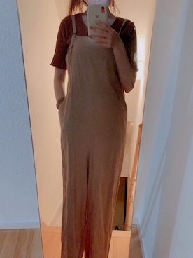 「テチチ(Te chichi)」｜「アイテム（オールインワン・サロペット）」を使った、mikaさん（レディース・163cm）の春コーディネート