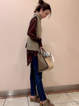 mikaさん（レディース・162cm）の秋コーディネート