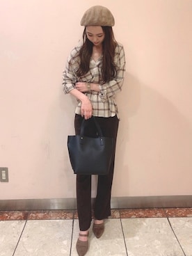 mikaさん（レディース・162cm）の秋コーディネート