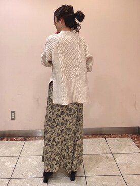 mikaさん（レディース・162cm）の冬コーディネート