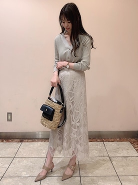 mikaさん（レディース・162cm）の春コーディネート