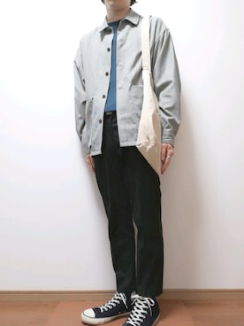 「idealism sound（イデアリズムサウンド）のアイテム」を使った、ten_2_lowさん（メンズ・175cm）の春コーディネート