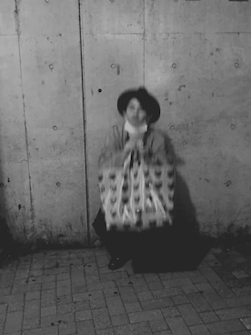 「monomania（モノマニア）のアイテム（パンツ）」を使った、☺︎NAOYA☺︎さん（メンズ・174cm）の冬コーディネート