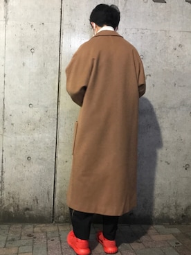 「背中で語る」｜☺︎NAOYA☺︎さん（メンズ・174cm）の春コーディネート
