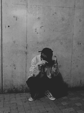 「monomania（モノマニア）のアイテム（パンツ）」を使った、☺︎NAOYA☺︎さん（メンズ・174cm）の春コーディネート