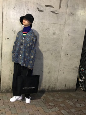 「monomania（モノマニア）のアイテム（パンツ）」を使った、☺︎NAOYA☺︎さん（メンズ・174cm）の秋コーディネート