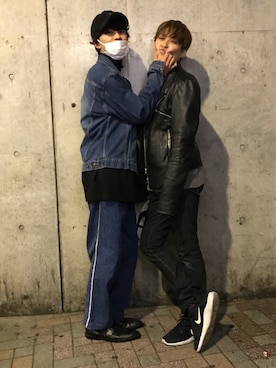 「よろしくね」｜☺︎NAOYA☺︎さん（メンズ・174cm）の秋コーディネート