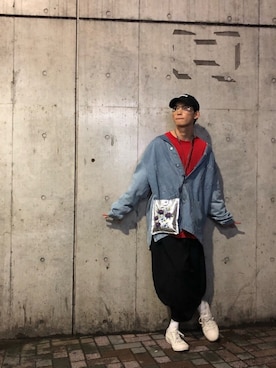 「今日もお疲れ様」｜☺︎NAOYA☺︎さん（メンズ・175cm）の秋コーディネート