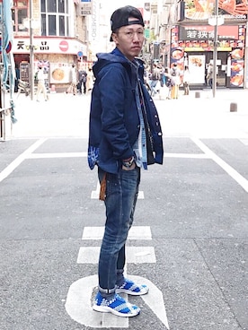 「colette」｜Jeed S. さん（メンズ・180cm）の春コーディネート