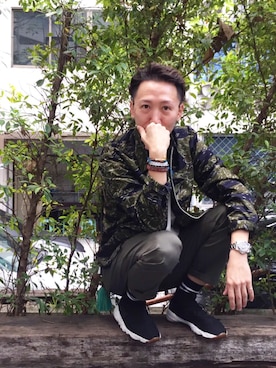 「footscape」｜Jeed S. さん（メンズ・180cm）の春コーディネート